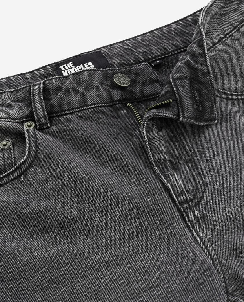 The Kooples WOMEN BLACK black wide-leg jeans