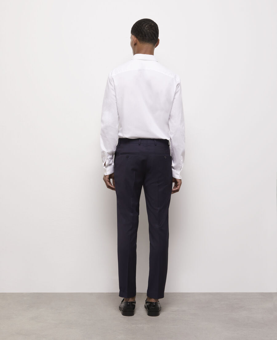 navy blue suit pants