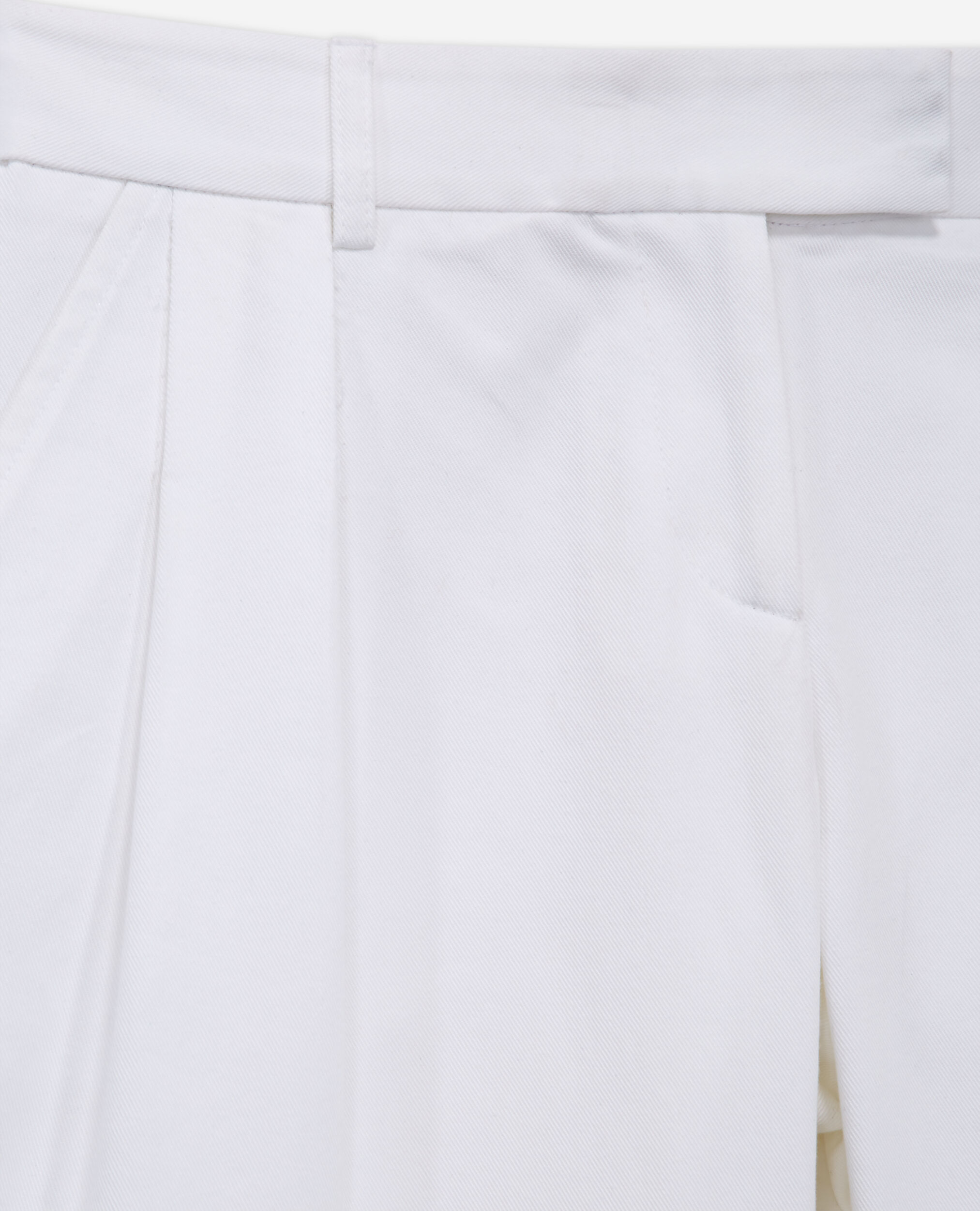 Wide-leg white pants, WHITE, hi-res image number null