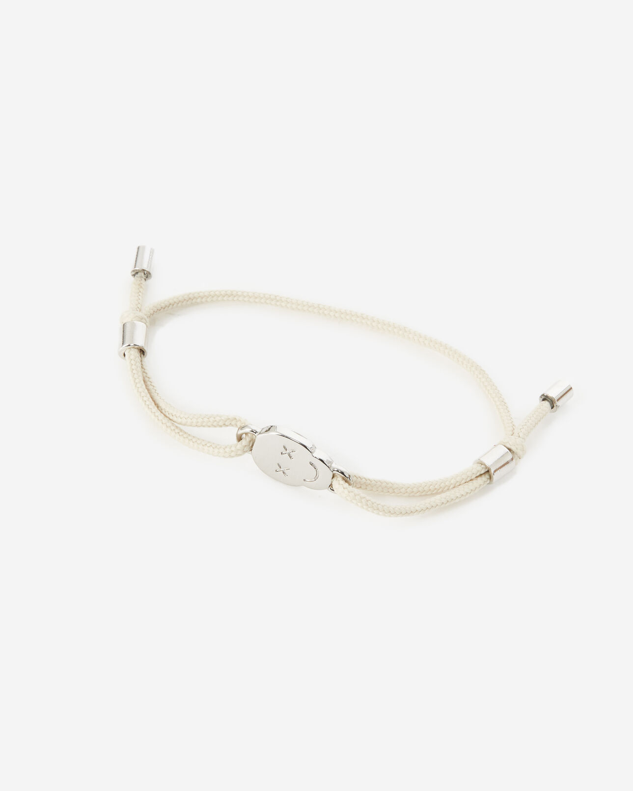 The Kooples HOMME ECRU bracelet écru et métal