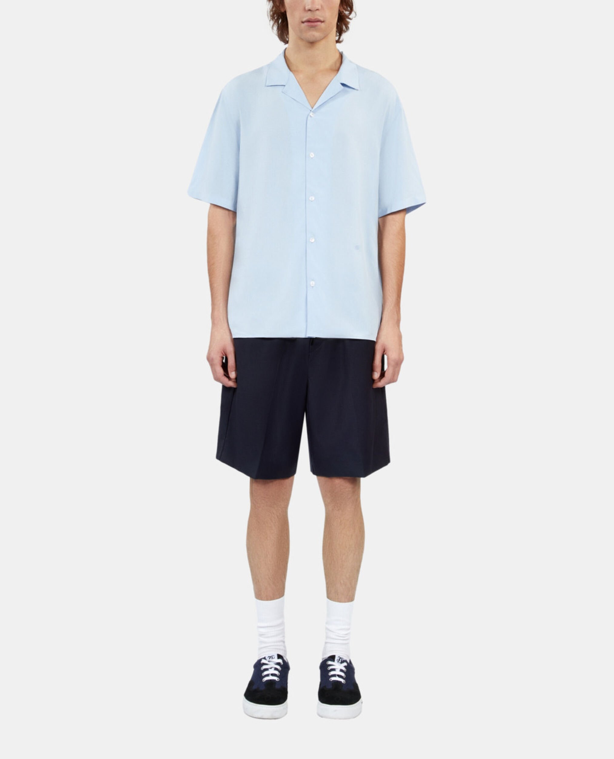 Chemise manches courtes bleu ciel, LAVENDER, hi-res image number null