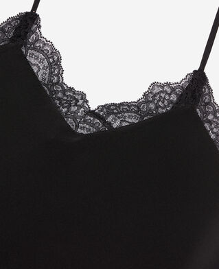 The Kooples F BLACK black silk camisole