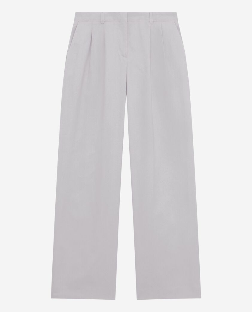 The Kooples FEMME LIGHT PURPLE pantalon de tailleur droit lilas