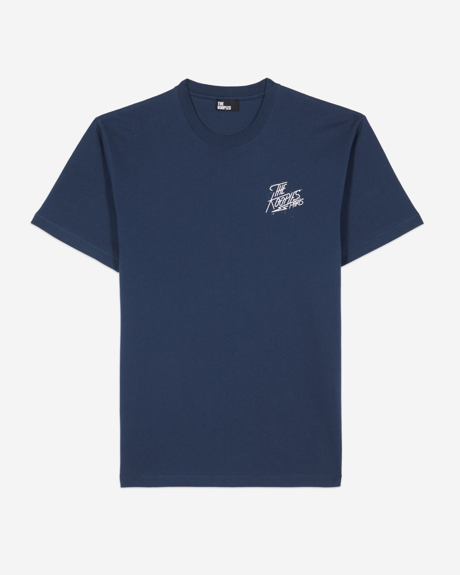 T-shirt homme bleu marine, NAVY, hi-res image number null