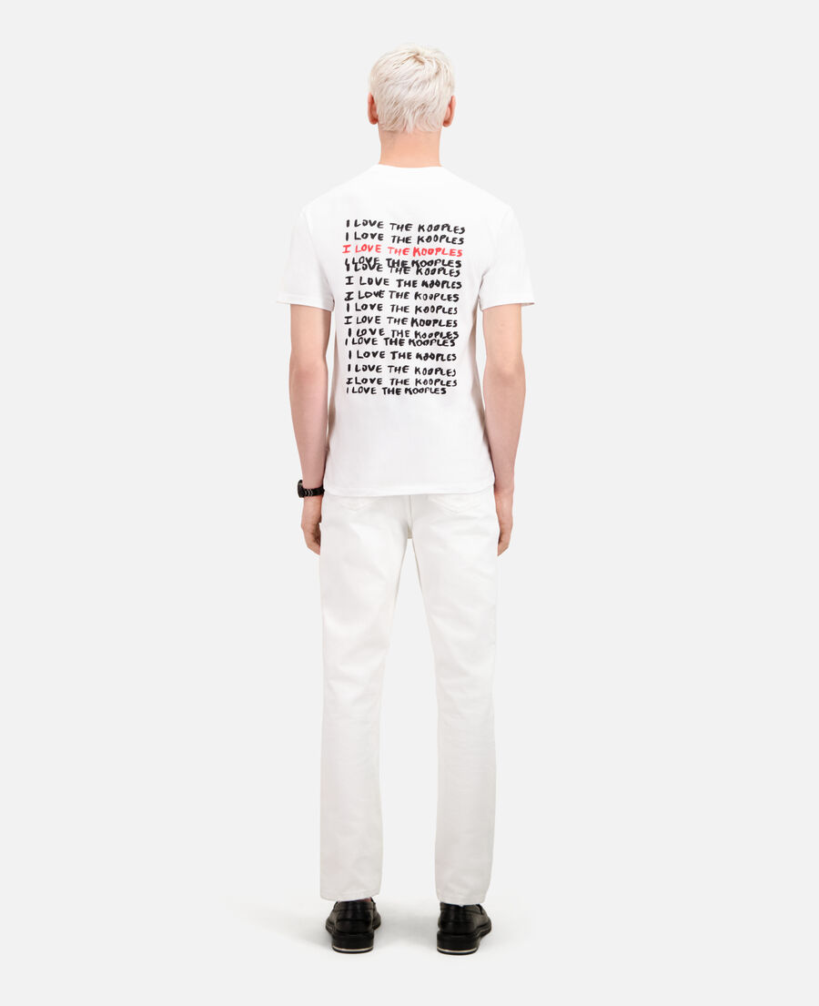 The Kooples T-shirt imprimé - white/blanc 