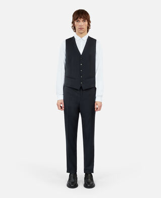 The Kooples HOMME DARK NAVY gilet de costume en laine marine