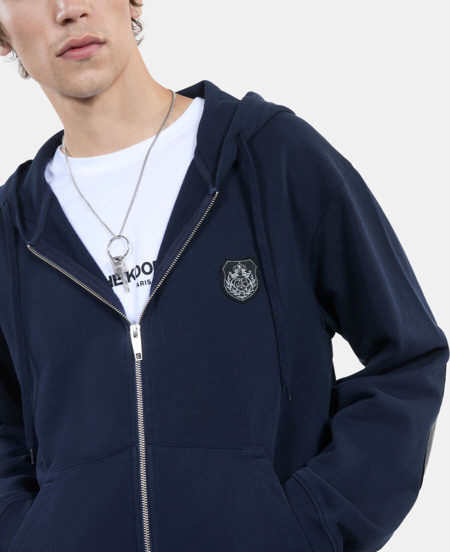 The Kooples H DARK BLUE blue blazon hoodie
