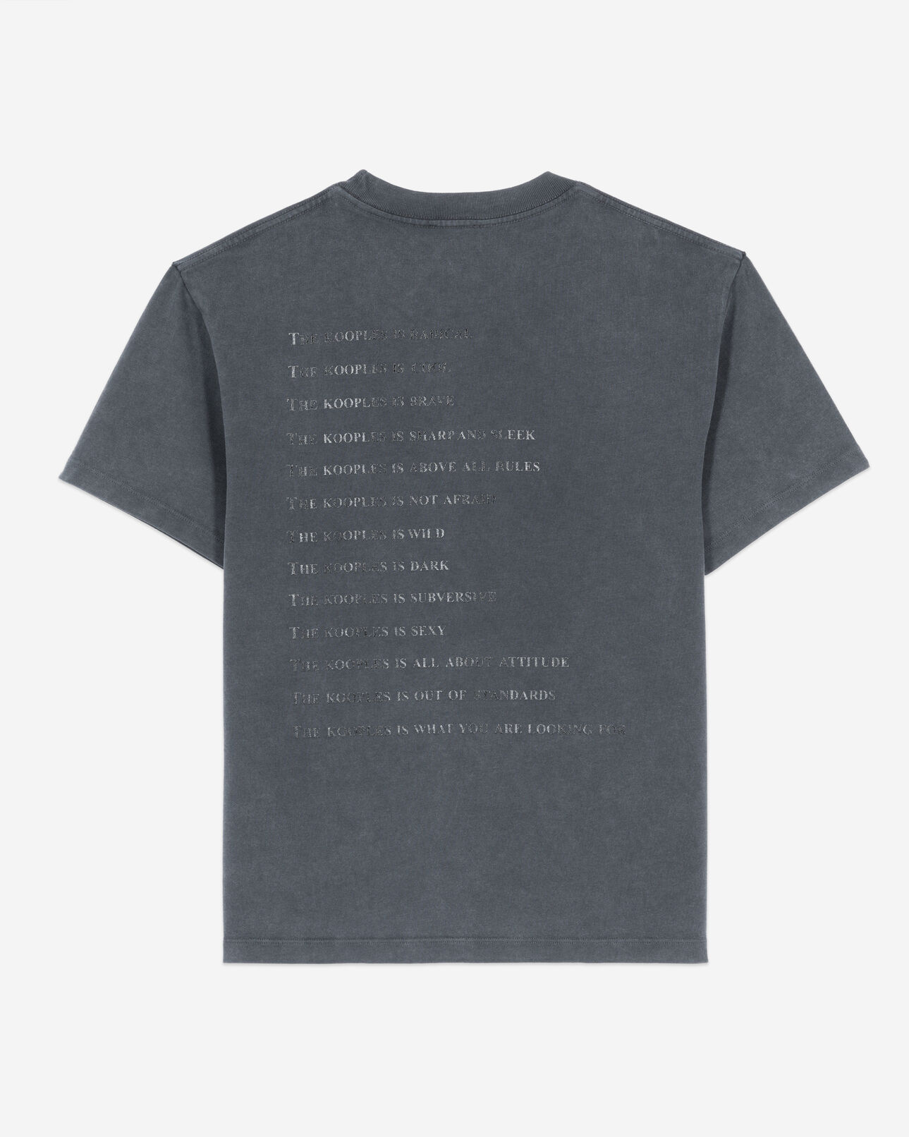 The Kooples WOMEN BLACK WASHED black what is t-shirt