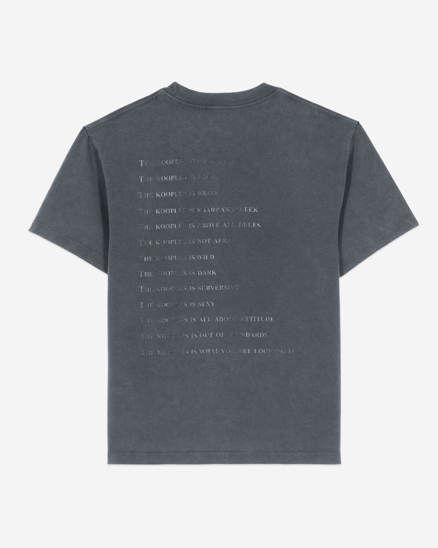 Black What is t-shirt, BLACK WASHED, hi-res image number null