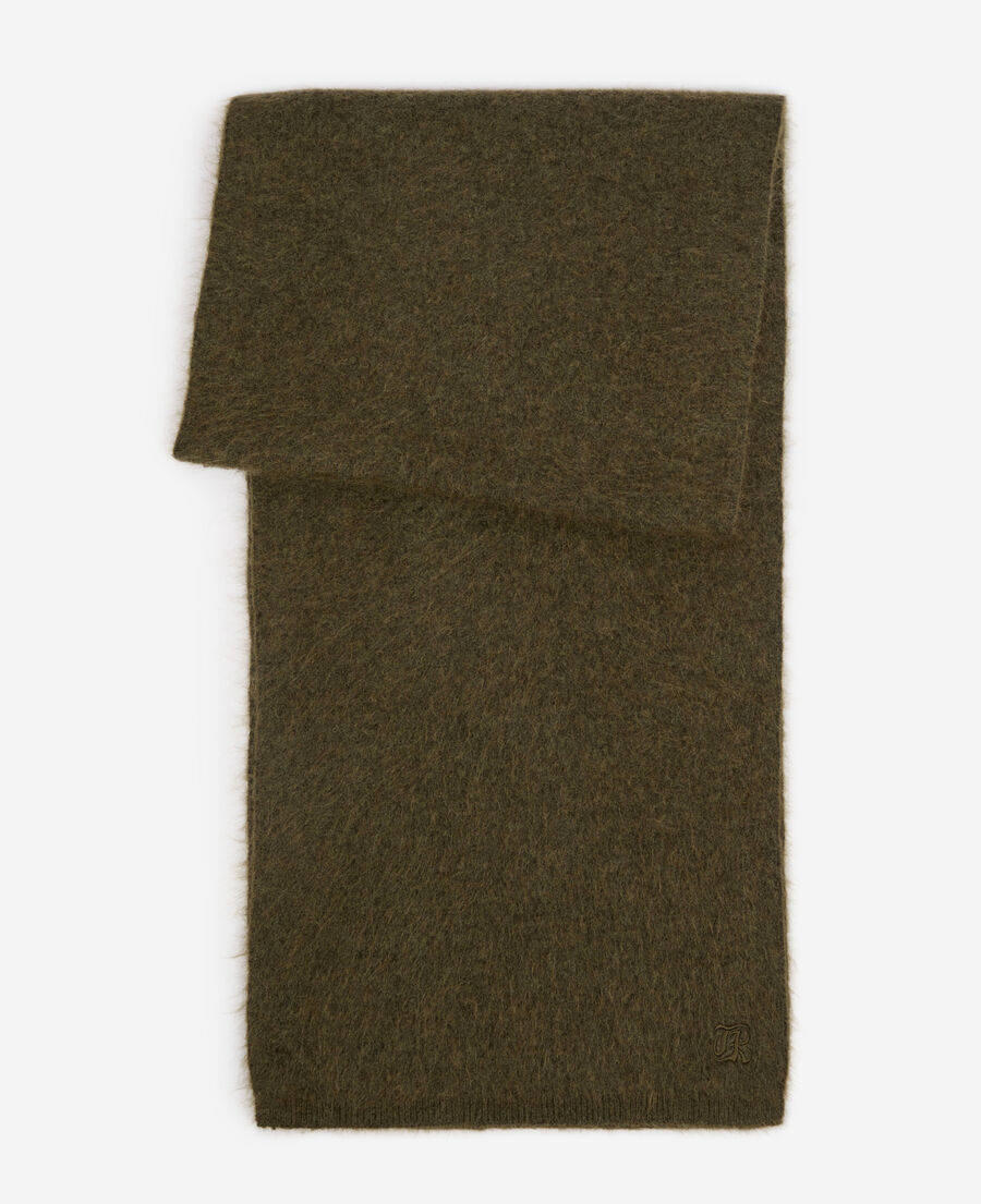 The Kooples MIXTE OLIVE NIGHT écharpe en mohair kaki