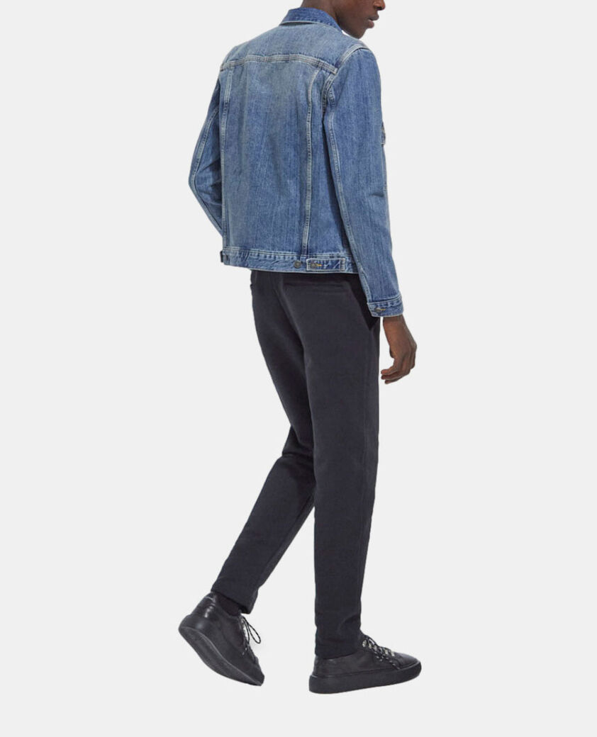 The Kooples HOMME BLUE WASHED veste en jean