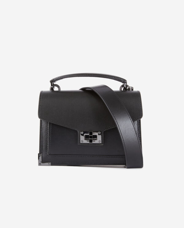small emily bag in black leather