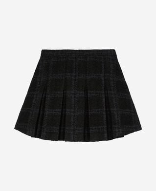 The Kooples F NAVY short navy pleated skirt