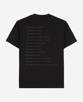 The Kooples WOMEN BLACK what is black and leopard t-shirt