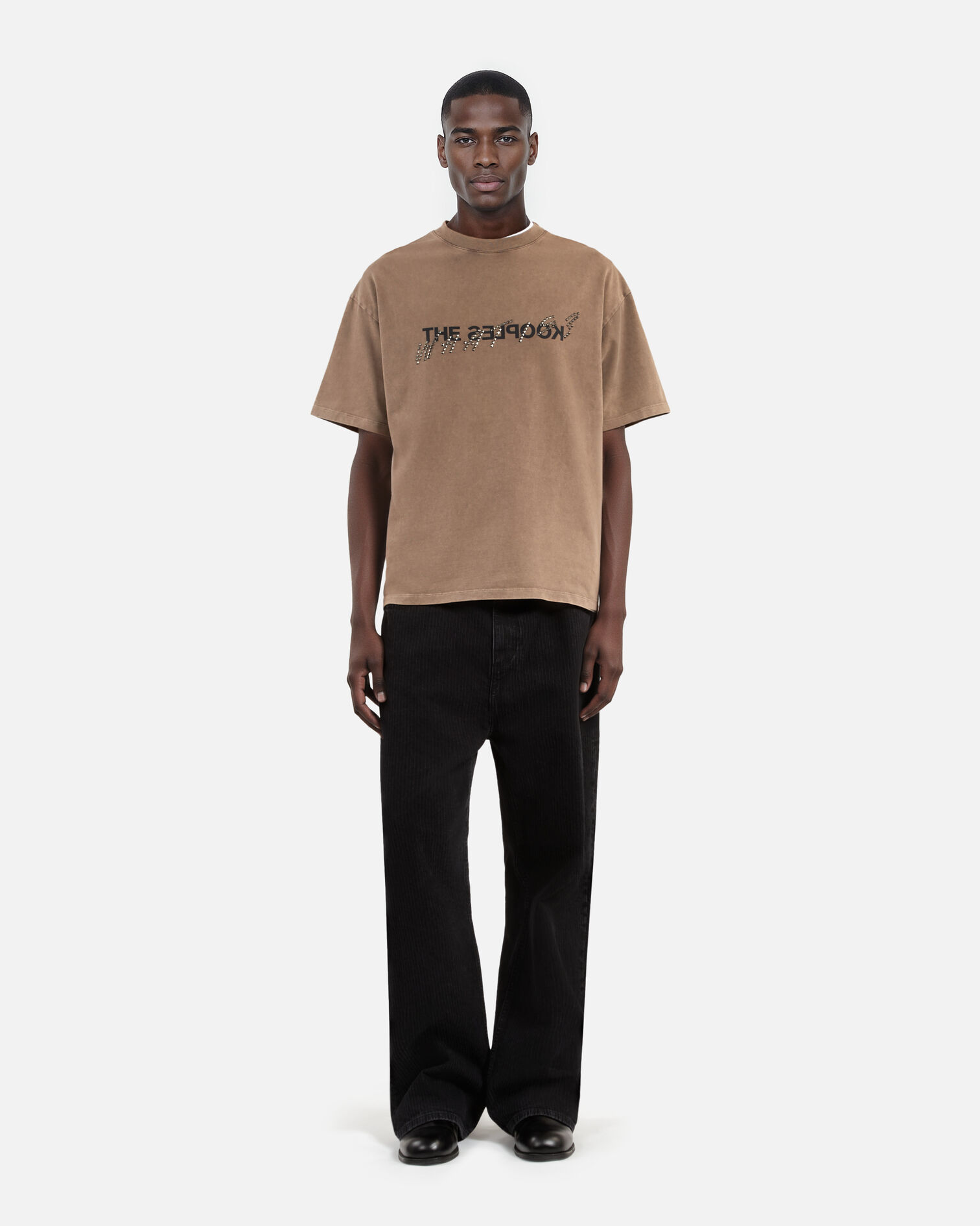 What is light brown T-shirt, CHOCOLATE, hi-res image number null