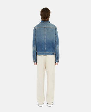 The Kooples HOMME MEDIUM BLUE blouson en denim bleu