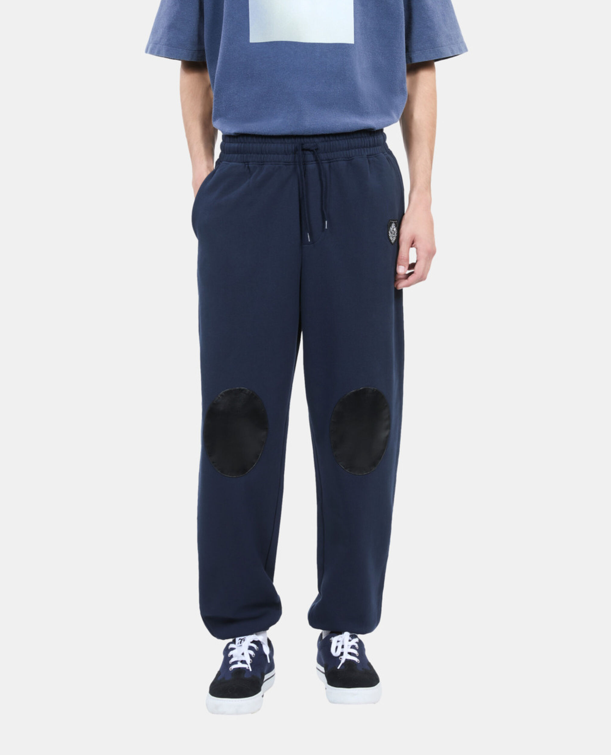 Bas de jogging blason bleu, DARK BLUE, hi-res image number null
