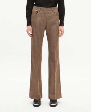The Kooples FEMME CAMEL pantalon tailleur bootcut camel