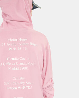 The Kooples HOMBRE SWEET PINK camiseta capucha rosa manga larga locations