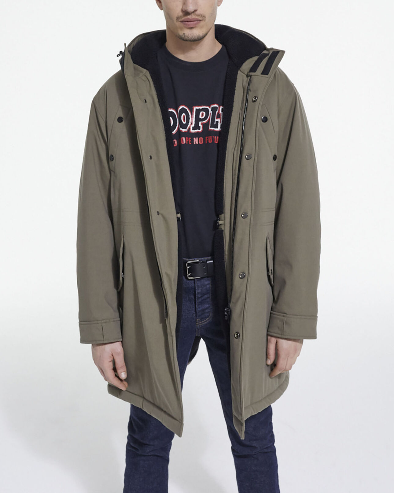 The Kooples MEN ALGUE green parka