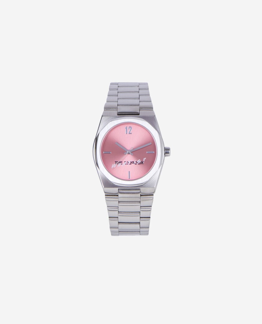 The Kooples MIXTA SILVER what is reloj plateado con esfera rosa