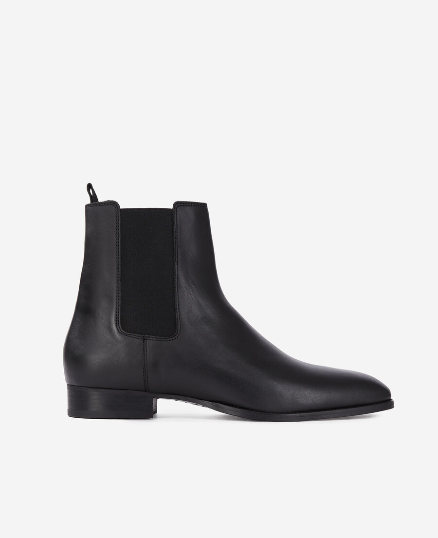 The Kooples HOMBRE BLACK botas chelsea de piel negra