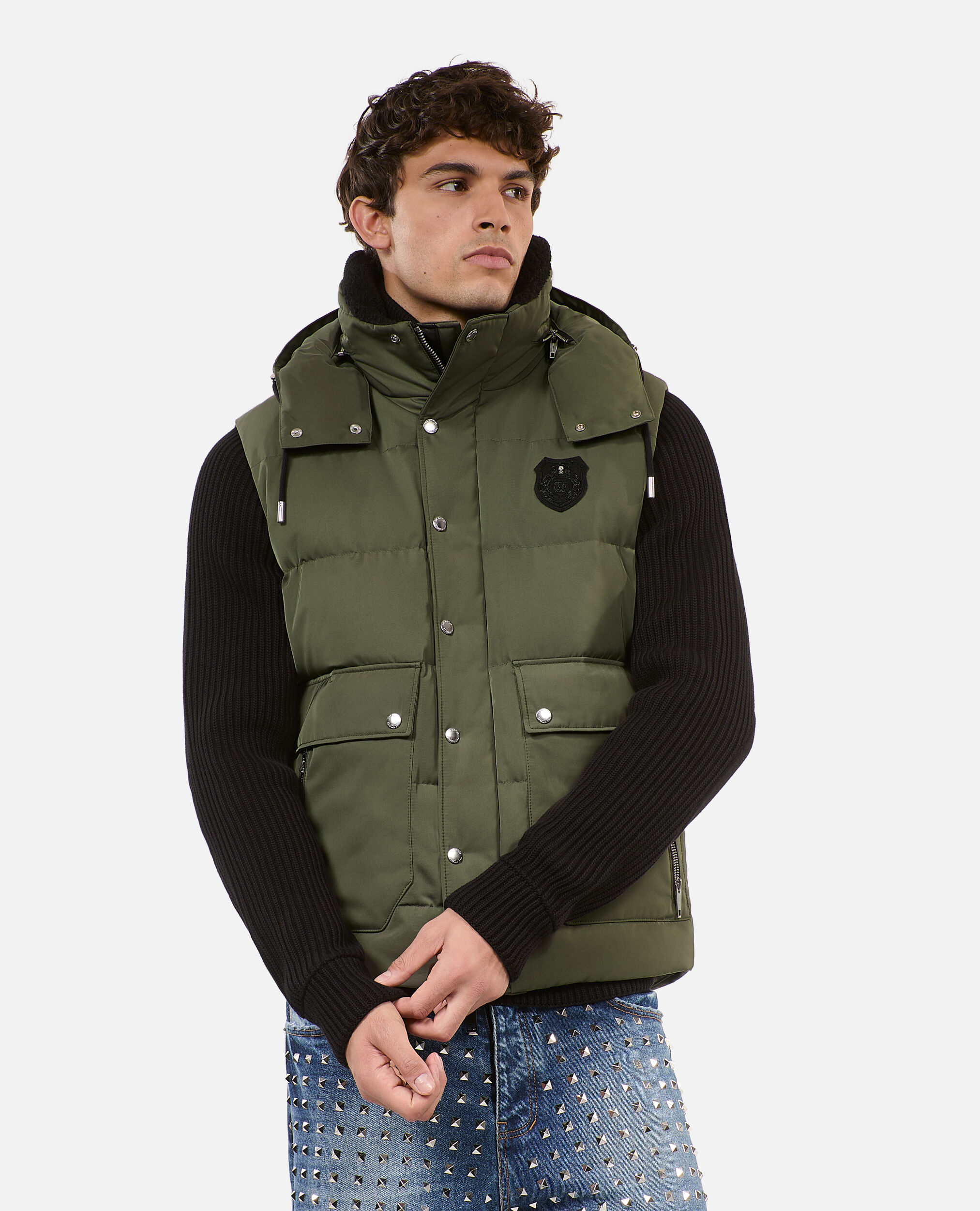 Doudoune sans manches kaki The Kooples France