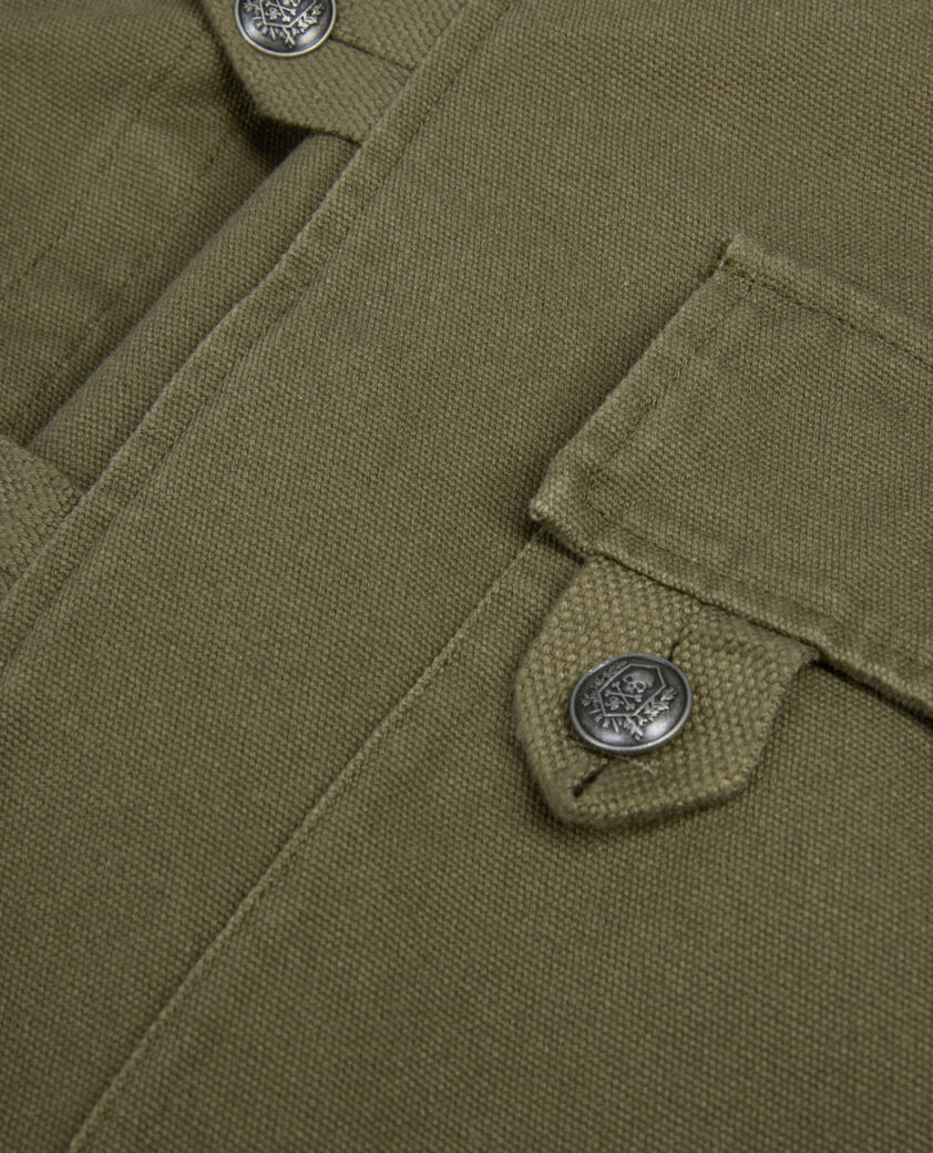 The Kooples HOMME OLIVE NIGHT blouson style officier kaki