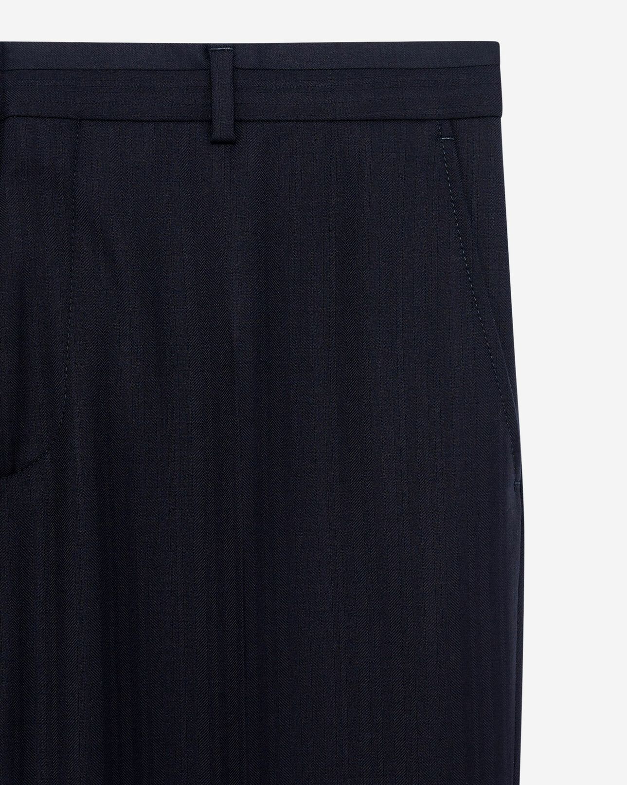 The Kooples H DARK NAVY slim-fit suit pants in navy wool