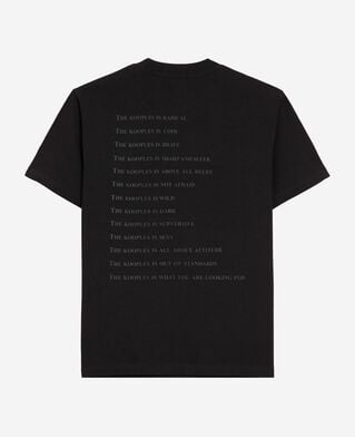 The Kooples F BLACK what is black and leopard t-shirt