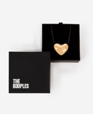 The Kooples FEMME GOLD collier pendentif cœur doré