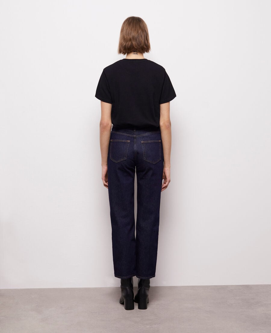 The Kooples DAMEN BLUE BRUT blaue jeans mit geradem bein