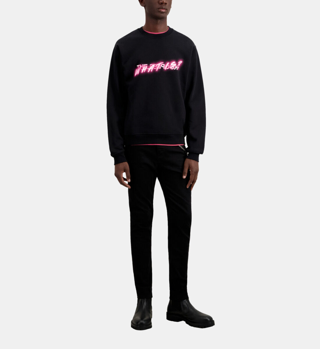 Neon outlet crewneck sweatshirt