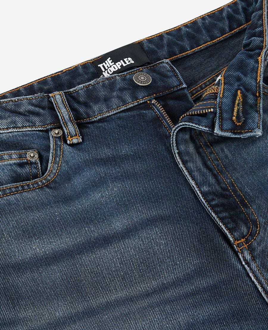 The Kooples F BLUE ELECTRIC blue wide-leg jeans
