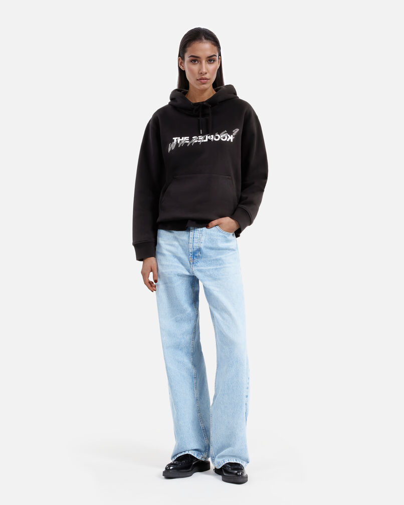 The Kooples FEMME BLACK sweatshirt à capuche what is avec strass noir