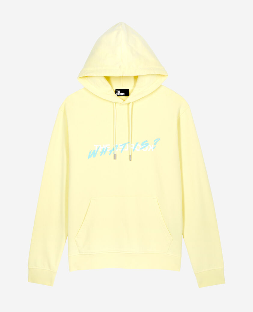 The Kooples MEN BRIGHT YELLOW yellow what is hoodie