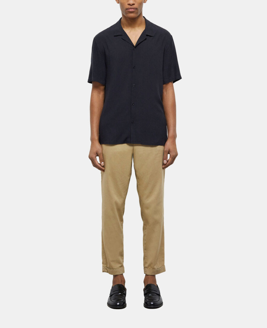 The Kooples HERREN NAVY lässiges, marineblaues hemd