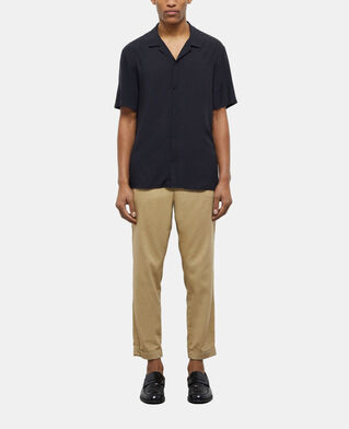 The Kooples HERREN NAVY lässiges, marineblaues hemd