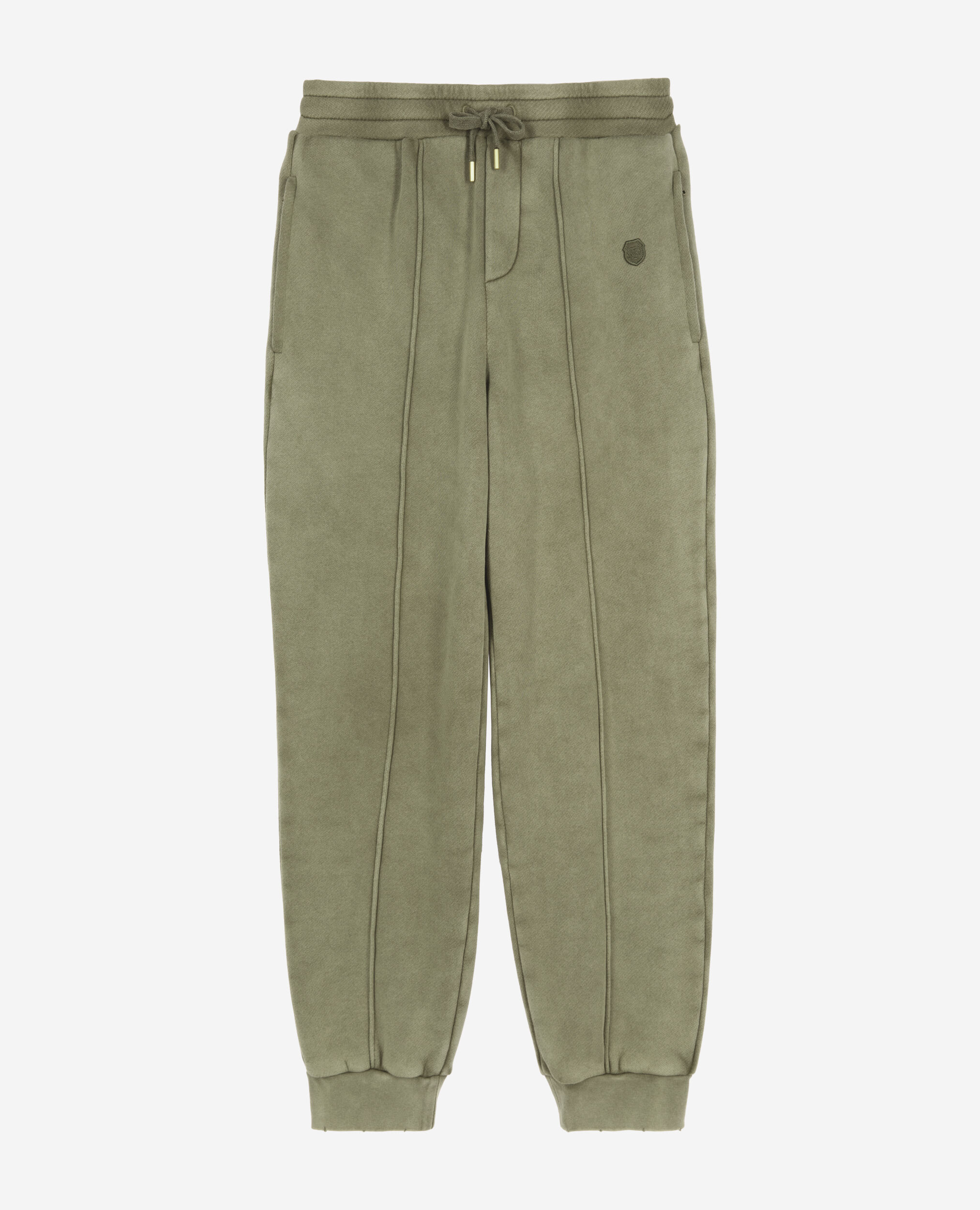 Khaki joggers with crest, KAKI, hi-res image number null