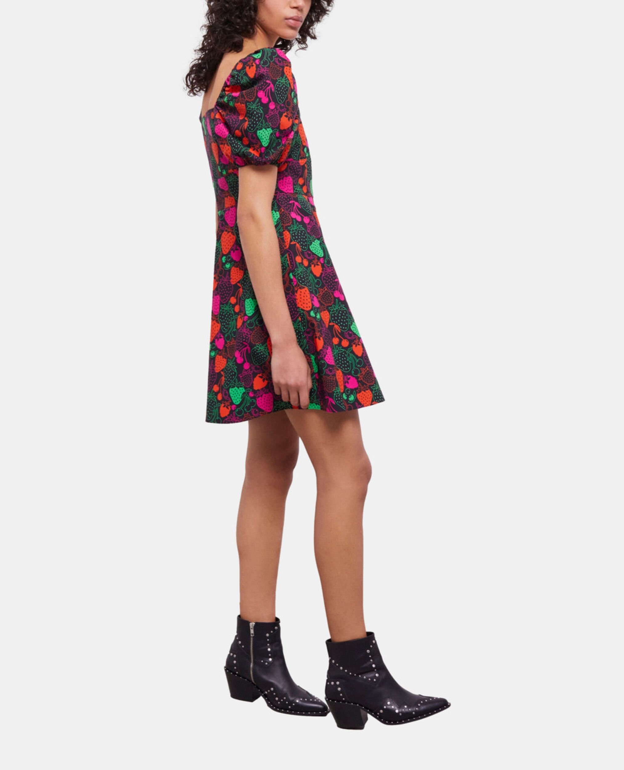 Robe courte imprimée, MULTICOLOR, hi-res image number null