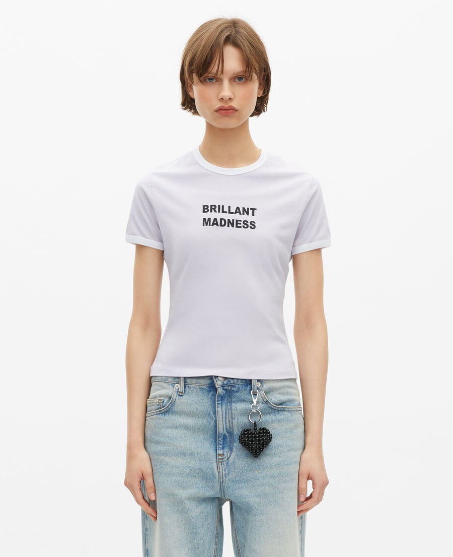 The Kooples FEMME LIGHT PURPLE t-shirt avec sérigraphie lilas