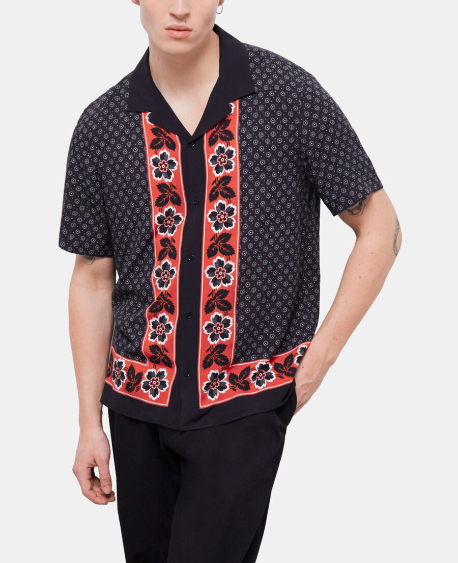 The Kooples H BLACK printed shirt
