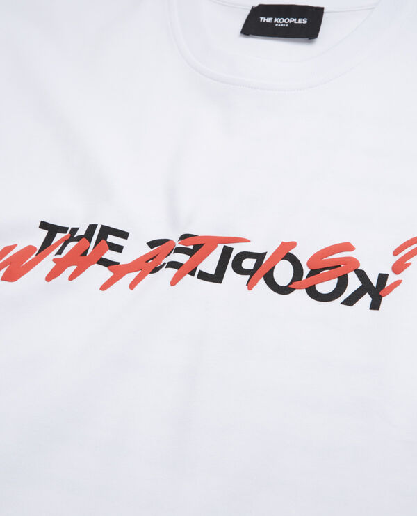 The Kooples HOMME WHITE t-shirt what is blanc