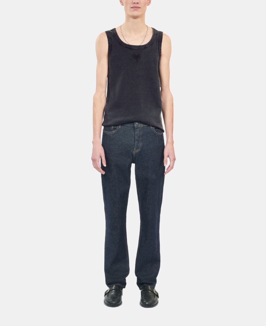 The Kooples H BLACK WASHED black kooples heart tank top