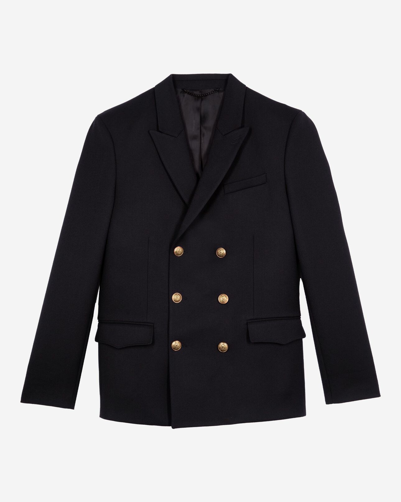 The Kooples HERREN DARK NAVY marineblaue wolljacke