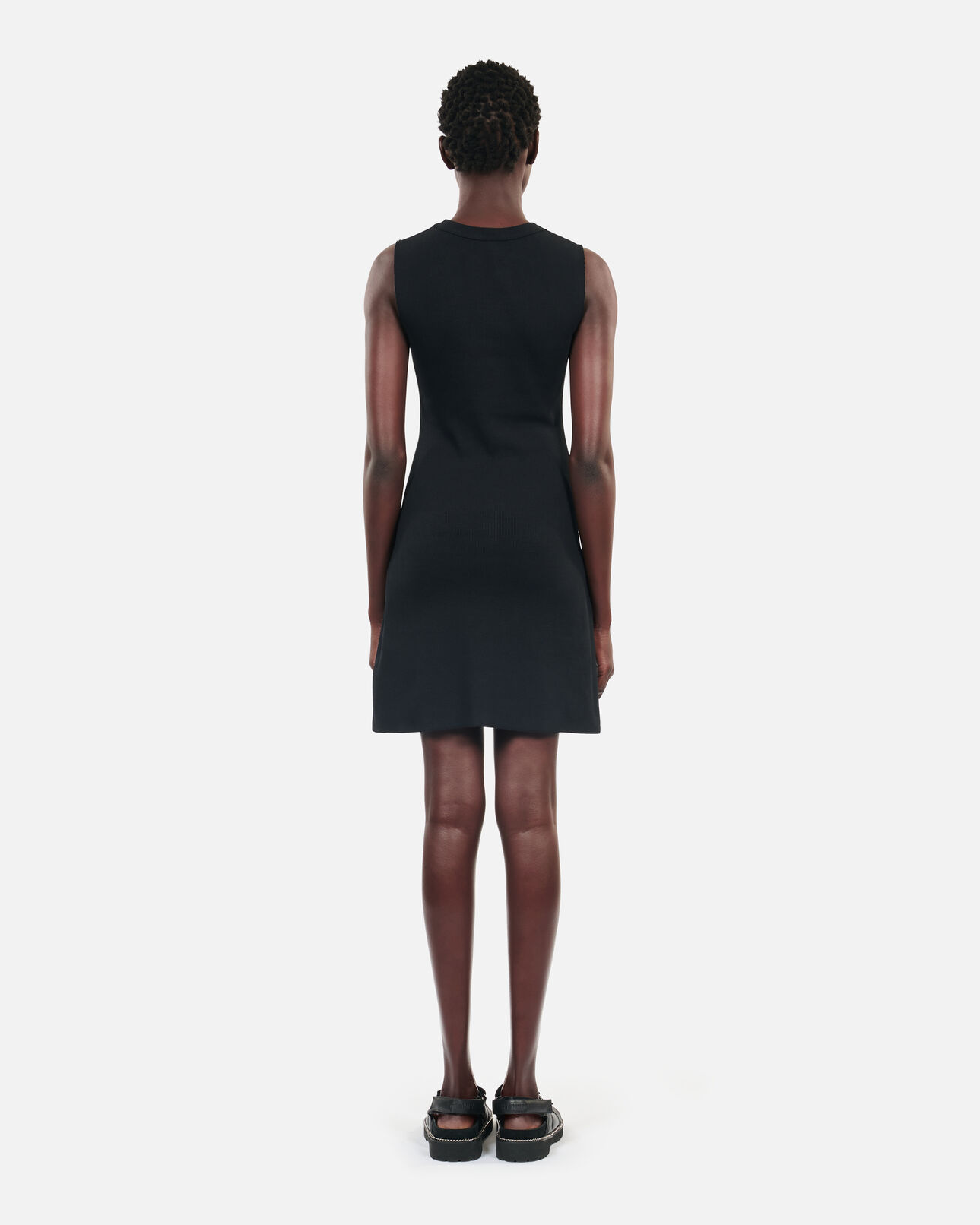 The Kooples WOMEN BLACK black short blazon dress