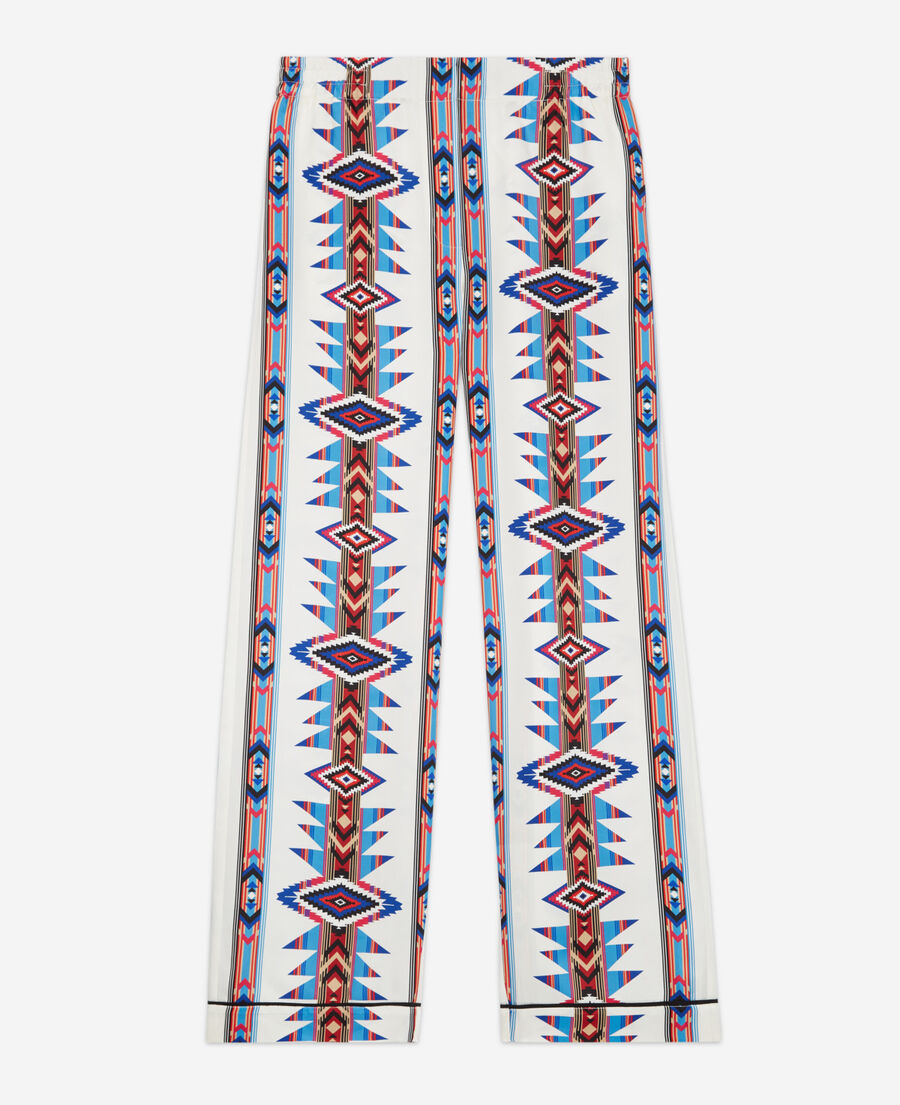 The Kooples F MULTICOLOR straight printed pants