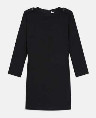 The Kooples DAMEN BLACK schwarzes kurzes kleid