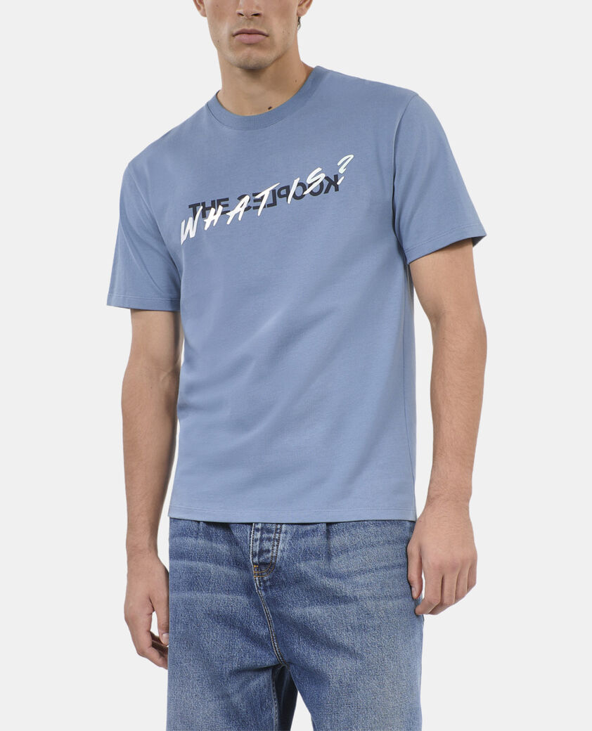 The Kooples HOMME STONE BLUE t-shirt what is bleu clair