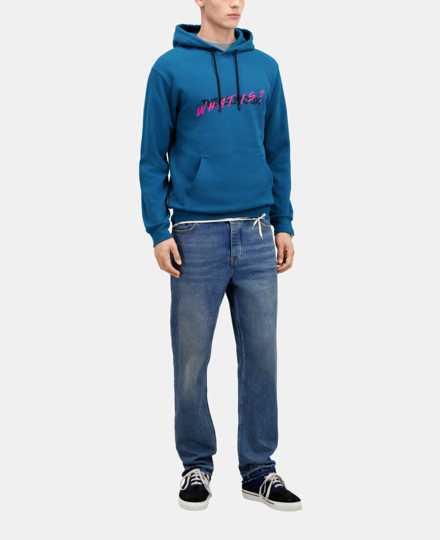 men's blue what is hoodie